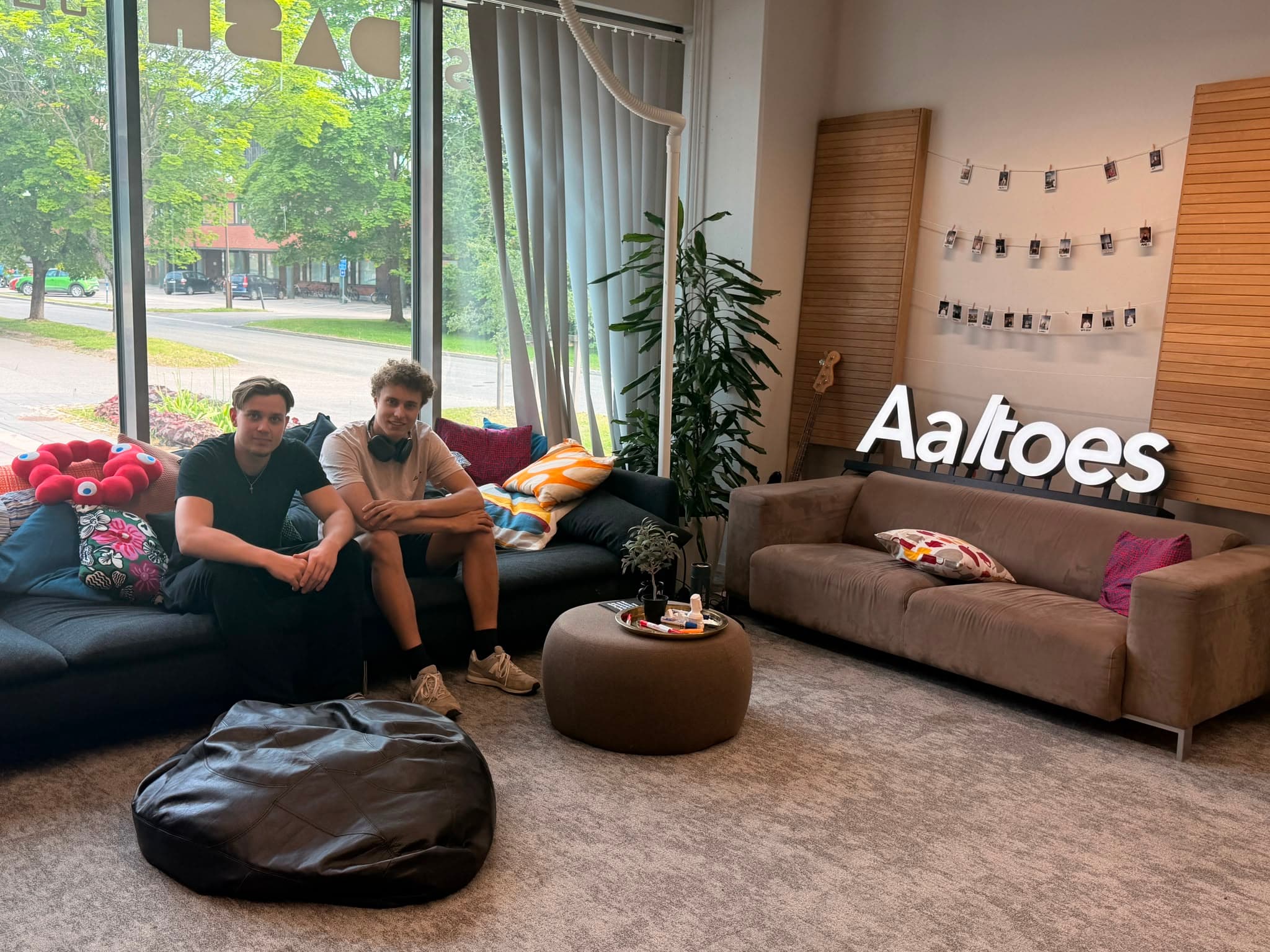 Oskar ja Vilho, Jardin perustajat, Aaltoesin startup-tilassa
